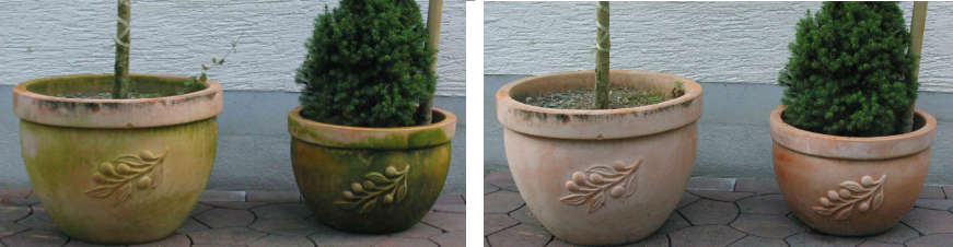 Terrassenreinigung mit AGO Quart