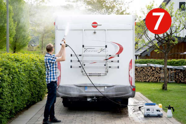 AGO Kraft Camping - Anwendung beim Wohnmobil 6 Meter