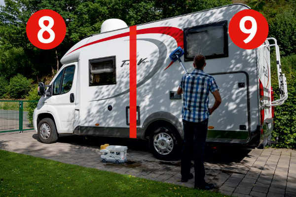 AGO Kraft Camping - Anwendung beim Wohnmobil 6 Meter