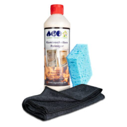 AGO Kaminscheibenreiniger Set